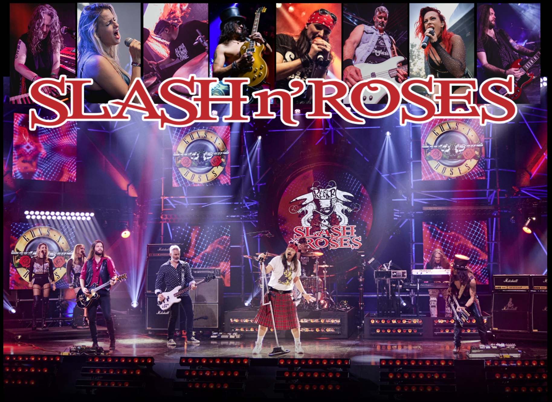 Slash N Roses In Concert